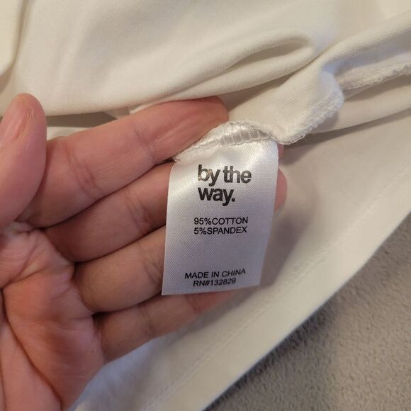 Revolve By the Way White Cold Shoulder Mini Dress XS - Picture 5 of 8